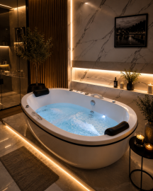 BANHEIRA PERSONALIZZE 160 PREMIUM DUPLA FUN��O IMERS�O E HIDROMASSAGEM 