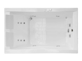 BANHEIRA ZEN DUPLA ADVANTAGE GEL COAT AXELL