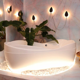 BANHEIRA SATURNIA C/HIDRO EM ACR�LICO MONDIALLE