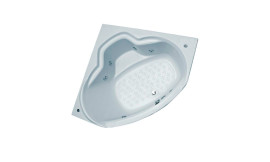 BANHEIRA SIENNA C/HIDRO EM GEL COAT BRANCO MONDIALLE