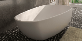 BANHEIRA ELIPSA POLIDA JACUZZI - SOLID SURFACE