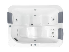 SPA HARMONY EXCLUSIVE C/ DECK MADEIRA PLSTICA, C/CROMOTERAPIA