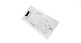 BANHEIRA FLORENA INDIVIDUAL C/HIDRO EM GEL COAT BRANCO MONDIALLE
