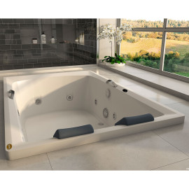 BANHEIRA CARINA DUPLA G4 JACUZZI C/AQUECEDOR