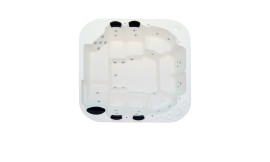 SPA VENEZA 2.5 C/HIDRO EM GEL COAT BRANCO MONDIALLE