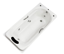    BANHEIRA  ASCOLI  MASTER INDIVIDUAL C/HIDRO GEL COAT BRANCO MONDIALLE