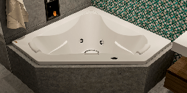BANHEIRA PIA G2 P2 JACUZZI C/ AQUECEDOR