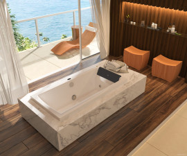 BANHEIRA ATOL JACUZZI P1 C/ AQUECEDOR