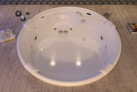 BANHEIRA CORTINA JACUZZI  C/ AQUECEDOR C/ CASCATA